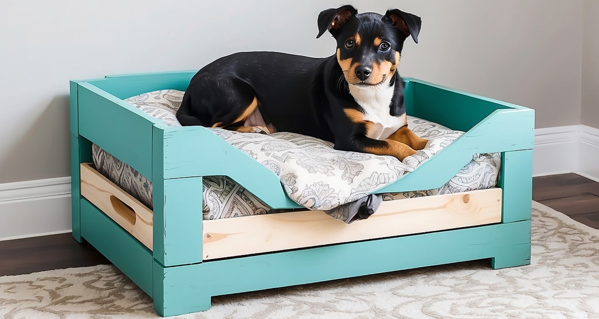 The Easy Way to Make a No-Sew Dog Bed